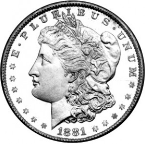 1881-S Morgan Silver Dollar PCGS/NGC MS66
